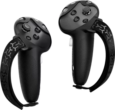 Mbajtëse kontrollorësh VR BoboVR G3, për Meta Quest 3/3S, me rripa të rregullueshëm, e zezë