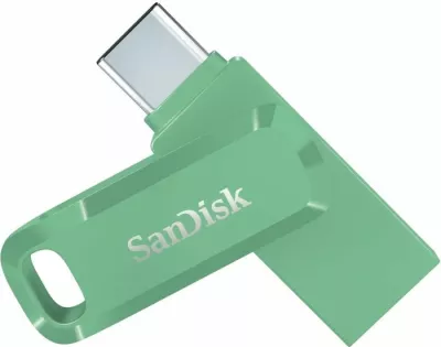 USB memorje SanDisk Ultra Dual Drive Go SDDDC3-256G-G46AG 256GB USB-C/USB-A USB 3.2 Gen 1, e gjelbër