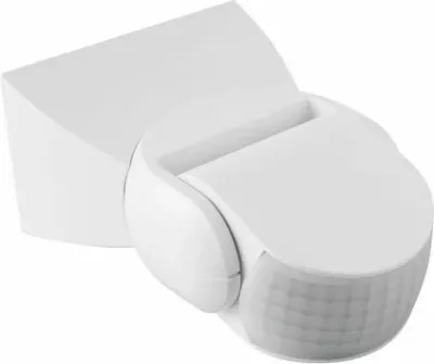 Sensor lëvizjeje GTV CR-CR9000-00, 180°, rreze 8m, IP65, 220-240V, i bardhë