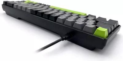 Tastierë mekanike Media tech RED CORE MX60 MT1260, 60%, me ndriçim shumëngjyrësh, e gjelbër