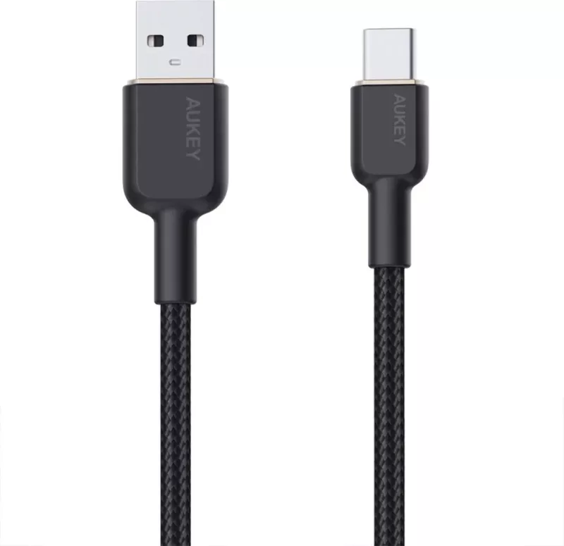 Kabllo AUKEY CB-NAC2 USB-C Type-C PD 60W 3A 1.8m Nylon e Zezë