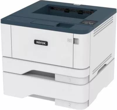 Printer lazer bardhë e zi Xerox B310DNI A4 40 faqe/min, USB/LAN/Wi‑Fi, duplex, bardhë/blu e errët, me toner 1500 faqe
