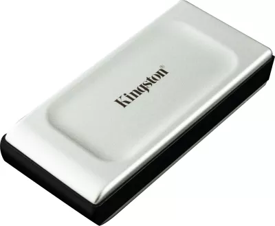 SSD portabël Kingston XS2000, 2 TB, USB Type-C, i zi, argjendtë