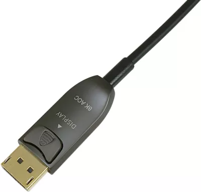 Kabllo optike aktive DisplayPort 1.4 Equip, 20m, 8K/60Hz, e zezë