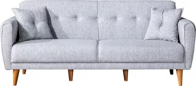 Divan-krevat treshe, Atelier del Sofa, Aria, ngjyrë gri