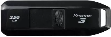 USB memorje Patriot Xporter 3 256GB USB 3.2 Gen 1 80MB/s e zezë