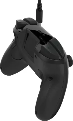Kontroller lojërash wireless Turtle Beach Rematch për Nintendo Switch 2, bateri e rikarikueshme deri 40 orë, i zi