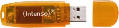 USB flash drive Intenso Rainbow Line 64GB USB 2.0, portokalli