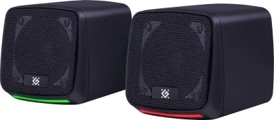 Altoparlantë Defender J3 2.0, 6W, LED, USB, të zi