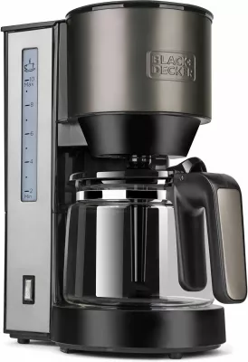 Aparat kafeje Black&Decker BXCO870E 870W 1.25L (10 filxhanë) e zezë/gri