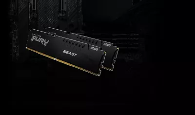 RAM Memorje Kingston FURY Beast 32GB 5600MT/s DDR5 CL36 DIMM, E zezë