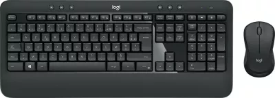 Set tastierë AZERTY Logitech MK540 wireless me maus, e zezë-bardhë