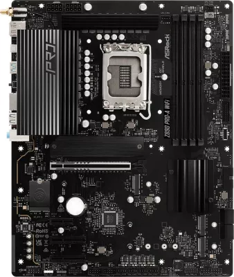 Pllakë amë Asrock Z890 Pro-A WiFi, Socket 1851, ATX, Wi-Fi 6E, Bluetooth 5.3, e zezë
