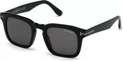 Syze dielli për meshkuj Tom Ford DAX FT0751-N 01A, të zeza