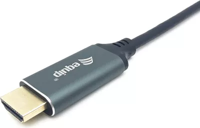 Kabllo USB-C në HDMI Equip 1m, 4K/60Hz, e zezë/gri