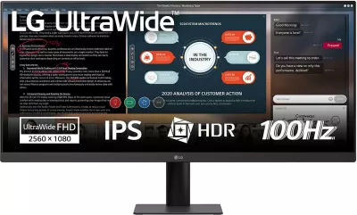 Monitor LG 29U511A-B UltraWide, 29 inç, IPS, 2560x1080, HDR, 100Hz, zi
