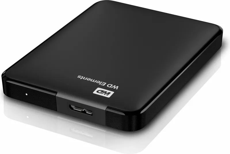 Hard disk Western Digital WD Elements Portable, 1.5 TB, 2.5", 3.2 Gen 1, e zezë
