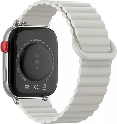 Smartwatch Colmi C8 Max me rrip magnetik, Argjend