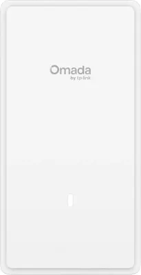 Access point TP-Link Omada EAP775-Wall, Wi‑Fi 6E tri-band 9300 Mbit/s, 5x RJ45 2.5GbE/1GbE, PoE, i bardhë