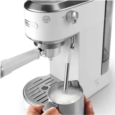 Aparat kafeje DeLonghi Dedica Duo EC890.WI, për kafe të nxehtë dhe të ftohtë, bardhë