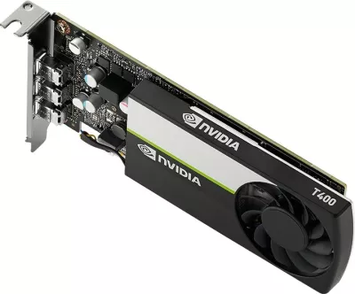 Kartelë grafike PNY T400, 4 GB, GDDR6, PCI Express x16 3.0, e zezë