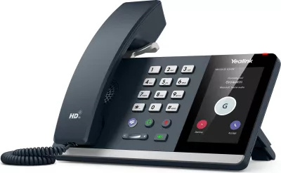 Telefon IP Yealink MP54 E2 Teams, ekran 4 inç, Wi-Fi, Bluetooth, gri