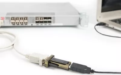 Adapter serial USB 2.0 Digitus, D-Sub, USB, Ngjyrë e zezë