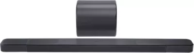 Soundbar JBL BAR 1300 MK2 2470W me subwoofer 8\" dhe altoparlantë rrethues wireless të shkëputshëm (set), i zi