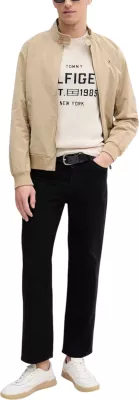 Xhemper për meshkuj Tommy Hilfiger ATHLEISURE Crew Neck MW0MW39533, bezhë e çelët [Madhësia: XXXL]
