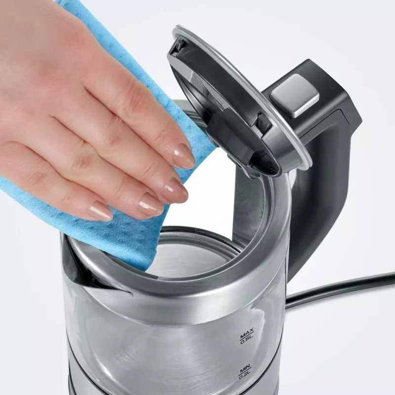 Ibrik elektrik Severin WK 3458, 0.5L, 1100W, i zi/transparente
