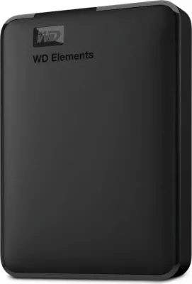 Hard disk i jashtëm WD Elements Portable WDBU6Y0050BBK-WESN 5TB 2.5" USB 3.2, i zi, set me kabllo USB