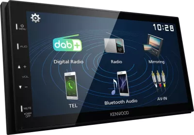 Radio makine Kenwood DMX129DAB, Bluetooth, DAB+, USB, Ekran 6.8 inç, e zezë