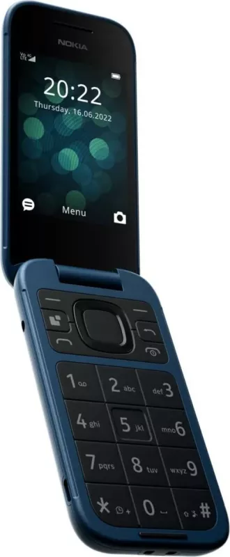 Celular Nokia 2660 Flip, 2.8", i kaltër