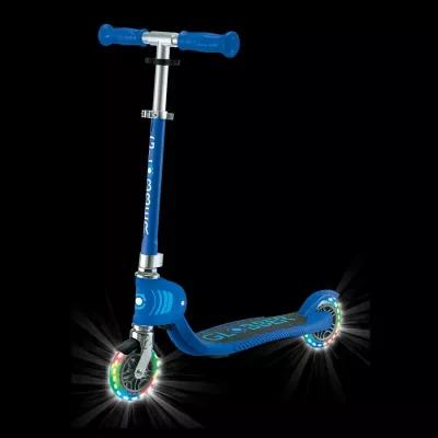 Trotinetë për fëmijë Globber FLOW Foldable Junior Lights, blu