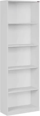 Raft librash Hanah Home, Ktp-350-Bb-1, i bardhë, 64x182x26 cm