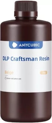 Resinë për printer 3D AnyCubic Craftsman DLP, 1 kg, Bezhe