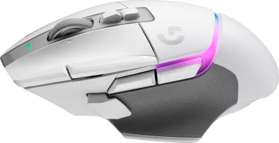 Maus gaming LOGITECH G502 X Plus LIGHTSPEED RGB wireless 2.4GHz, i bardhë, EER2