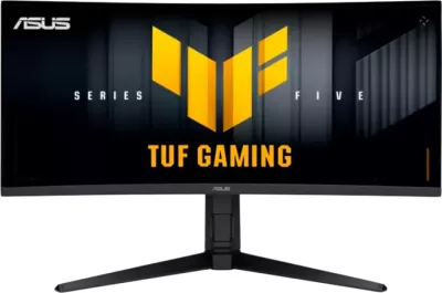 Monitor gaming lakuar ASUS TUF Gaming VG34WQML5A 34\" UWQHD 250Hz 0.5ms Fast VA FreeSync Premium HDR400, zi