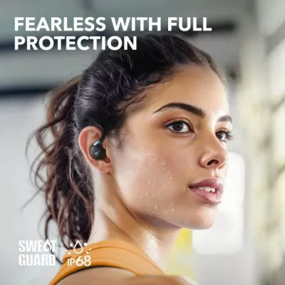 Kufje ANKER Soundcore Sport X20 A3968G21, ANC, Bluetooth 5.3, IP68, 12/48h, të bardha
