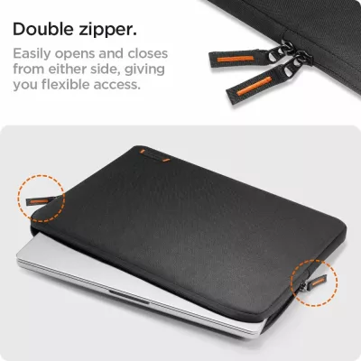 Mbështjellës laptopi Spigen Basic Pouch 13-14", i zi