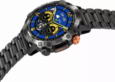 Smartwatch Gravity për meshkuj, e zezë