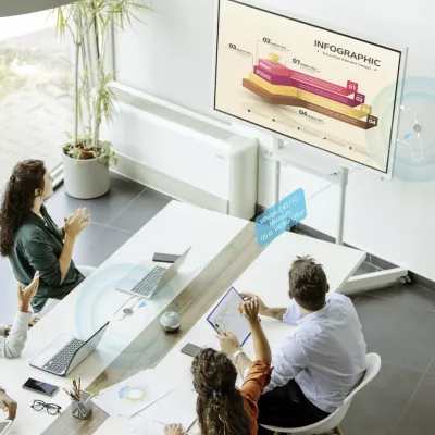 Extender pa tela për ekran 4K, J5create JVAW75, HDMI, i bardhë