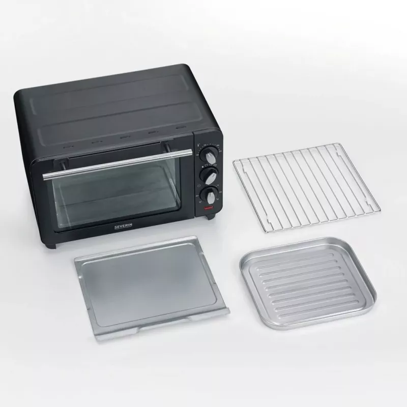 Mini furrë SEVERIN TO 2042, 14L, 1200W, e zezë