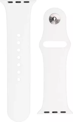 Rrip silikoni për Apple Watch, Hurtel Silicone Strap APS, 42/44/45 mm, i bardhë