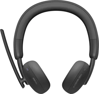 Kufje Dell WL3024, me kabllo & pa kabllo, për thirrje/muzikë, USB Type-C, Bluetooth, Zezë