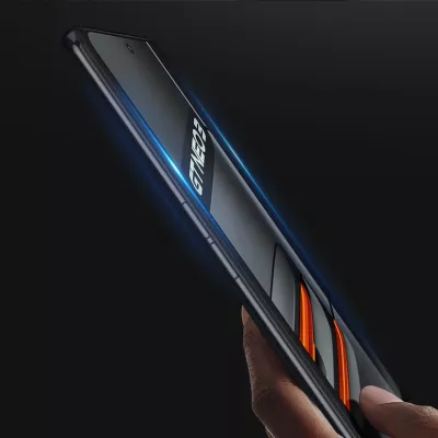 Mbrojtës ekrani xham i temperuar Dux Ducis 9D për Realme GT Neo 3, me kornizë të zezë
