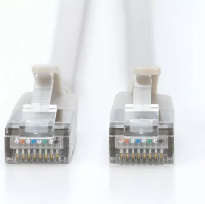 Kabllo rrjeti Digitus Cat6a, 10m, RJ-45, F/FTP, gri