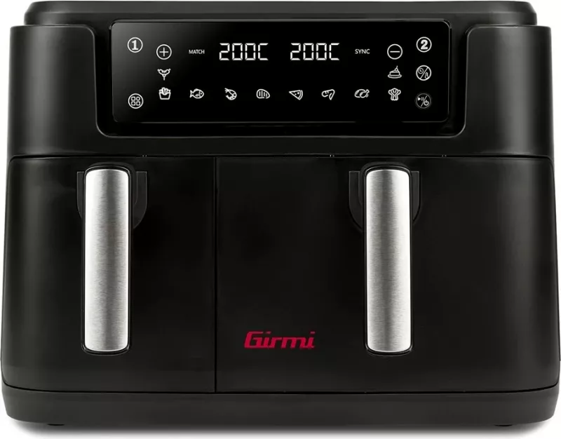Fritezë me ajër të nxehtë Girmi FG26, e zezë, me prekje, 2400 W