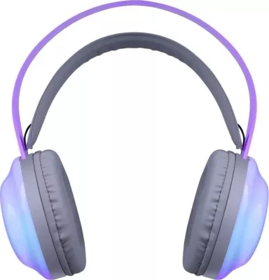 Kufje pa tela Defender FreeMotion B651, me drita LED, Gri