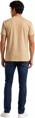 Maicë për meshkuj Tommy Hilfiger Jeans TJM REG LINEAR LOGO DM0DM20744, bezhë e errët [Madhësia: XXL]